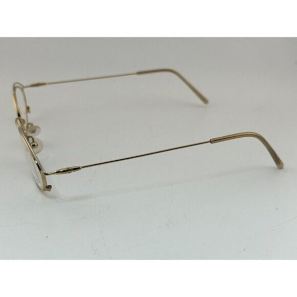 ALFRED SUNG - 4319 CAMOMILE VK 135mm Gold Oval Eyeglass Frames - Picture 2 of 6